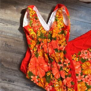 Vintage Hawaiian Style Dress
